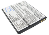 Battery for K-Touch U81T U81T 3.7V Li-ion 1400mAh / 5.18Wh
