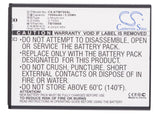 Battery for K-Touch T87 plus TBT9608 3.7V Li-ion 1500mAh / 5.55Wh