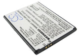 Battery for K-Touch W628 TBW5913 3.7V Li-ion 1100mAh / 4.07Wh