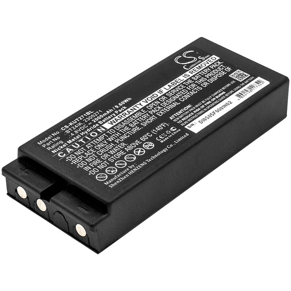 Battery for IKUSI JASO 2305271, BT24IK 4.8V Ni-MH 2000mAh / 9.60Wh