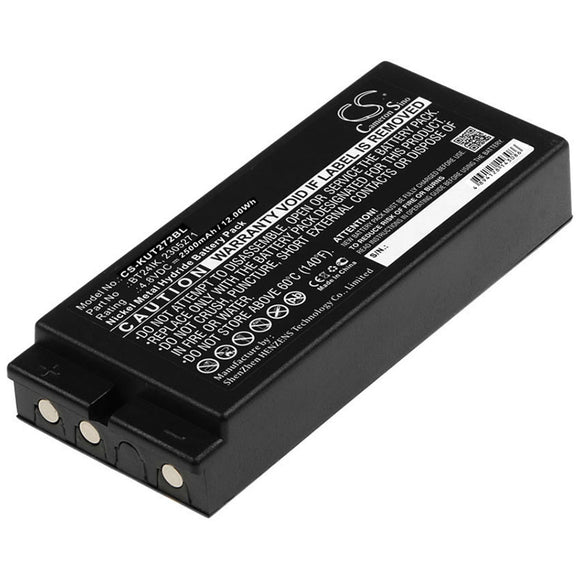 Battery for IKUSI TM70-8 2305271, BT24IK 4.8V Ni-MH 2500mAh / 12.00Wh