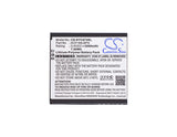 Battery for KYOCERA Hydro Shore 5AAXBT094GEA, SCP-66LBPS 3.8V Li-Polymer 2000mAh