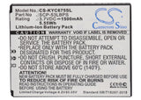 Battery for KYOCERA C6750 SCP-53LBPS 3.7V Li-ion 1500mAh / 5.55Wh