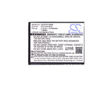 Battery for KYOCERA C6740 LTE 5AAXBT088JAA, SCP-64LBPS 3.8V Li-ion 2100mAh / 7.9
