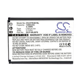 Battery for Kyocera DuraXV LTE SCP-69LBPS 3.7V Li-ion 1400mAh / 5.18Wh