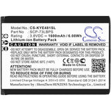 Battery for Kyocera E4830 SCP-73LBPS 3.8V Li-ion 1600mAh / 6.08Wh
