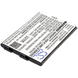Battery for Kyocera DuraForce XD  5AAXBT091GEA, SCP-65LBPS 3.7V Li-Polymer 3020m