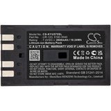 Battery for Keysight U5855 5190-3540, UR-123 7.4V Li-ion 2600mAh / 19.24Wh