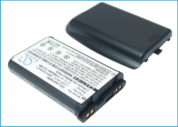 Battery for LG UX145 LGIP-431C, SBPL0090601 3.7V Li-ion 1700mAh / 6.29Wh