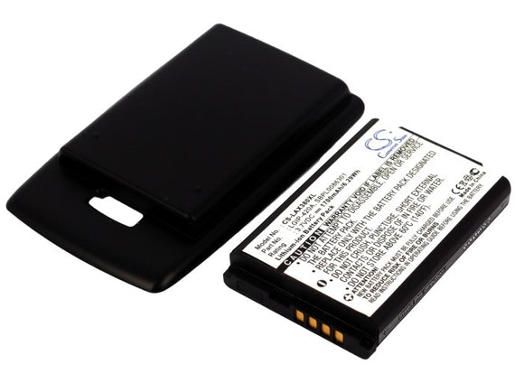 Battery for LG AX380 LGIP-420A, SBPL0086301 3.7V Li-ion 1700mAh / 6.29Wh