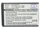 Battery for LG GD350 LGIP-330NA 3.7V Li-ion 650mAh / 2.41Wh
