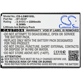Battery for Leagoo M5 Plus BT-563P 3.8V Li-ion 2200mAh / 8.36Wh