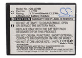 Battery for Olympus X-940 Li-70B 3.7V Li-ion 600mAh