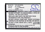 Battery for LG Rumor Reflex S BL-40MN, EAC61700902 3.7V Li-ion 850mAh / 3.15Wh