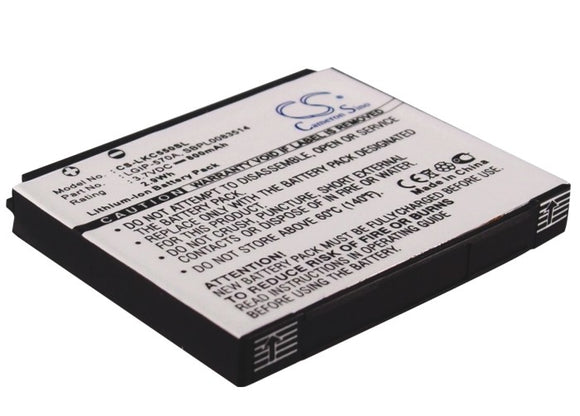 Battery for LG Cookie Plus LGIP-570A, SBPL0083514, SBPL0097701 3.7V Li-ion 800mA