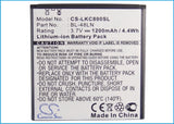 Battery for LG C800VL BL-48LN 3.7V Li-ion 1200mAh / 4.44Wh