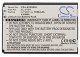 Battery for LG F260L BL-54SG, BL-54SH, EAC62018209, EAC62018301 3.7V Li-ion 1800