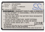 Battery for LG D725 BL-54SG, BL-54SH, EAC62018209, EAC62018301 3.7V Li-ion 1800m