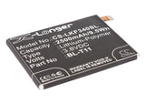 Battery for LG G Flex BL-T11, EAC62218301 3.8V Li-Polymer 2500mAh / 9.50Wh