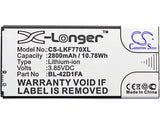Battery for LG F770S BL-42D1FA, EAC63238201 3.85V Li-ion 2800mAh / 10.78Wh