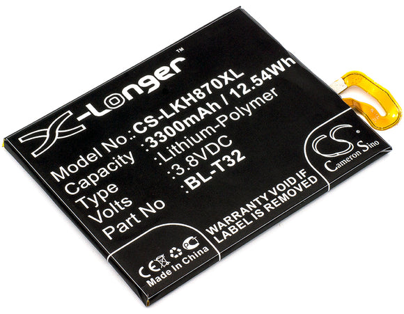 Battery for LG US997 BL-T32, EAC63438701 3.8V Li-Polymer 3300mAh / 12.54Wh