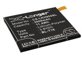 Battery for LG G Flex 2 BL-T16, EAC62718201 3.8V Li-Polymer 3000mAh / 11.40Wh