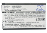 Battery for LG GT-365 Neon LGIP-330GP, SBPL0085606, SBPL0089001, SBPL0092901, SB