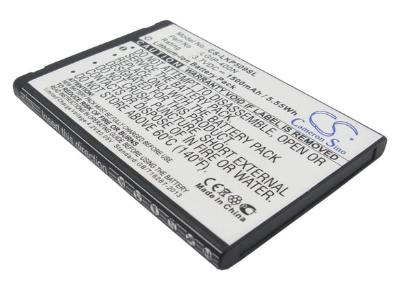 Battery for AT&T P505 3.7V Li-ion 1500mAh / 5.55Wh