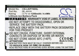 Battery for LG LS860 BL-44JH, EAC61839001, EAC61839006 3.7V Li-ion 1200mAh / 4.4