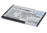 Battery for LG P940 BL-44JR 3.7V Li-ion 1700mAh / 6.29Wh