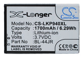 Battery for LG KU5400 BL-44JR 3.7V Li-ion 1700mAh / 6.29Wh