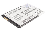 Battery for LG Optimus Sol 1ICP5/44/65, BL-44JN, EAC61679601 3.7V Li-ion 1500mAh