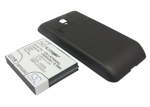 Battery for LG Star LGFL-53HN, SBPL0103001 3.7V Li-ion 2400mAh / 8.88Wh