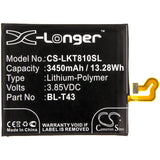 Battery for LG LM-G810EAW  BL-T43, EAC64518901 3.85V Li-Polymer 3450mAh / 13.28W