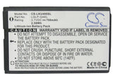 Battery for LG U400 LGLP-GAKL 3.7V Li-ion 700mAh / 2.59Wh