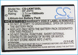 Battery for LG KW730 BF-45FN 3.7V Li-ion 1500mAh / 5.55Wh