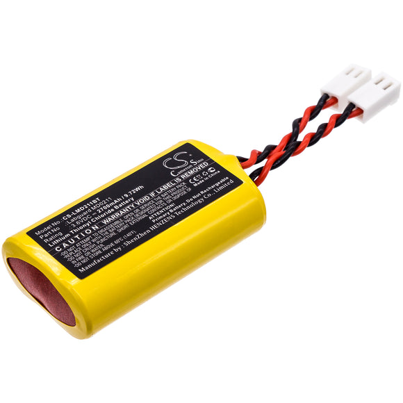 Battery for Allarme Labguard MD0211 3.6V Li-SOCl2 2700mAh / 9.72Wh