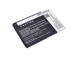 Battery for LG Leon BL-41ZH, BL-41ZHB, EAC62378407 3.8V Li-ion 1900mAh / 7.22Wh