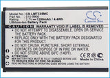 Battery for Polaroid DVG-720E RL-6C 3.7V Li-ion 1200mAh / 4.44Wh