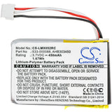 Battery for Logitech 910-004374 533-000120, 533-000121, AHB303450, L/N: 1412 3.7