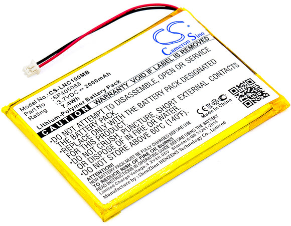 Battery for Luvion Prestige Touch SP405068 3.7V Li-Polymer 2000mAh / 7.40Wh