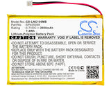 Battery for Luvion Prestige Touch SP405068 3.7V Li-Polymer 2000mAh / 7.40Wh