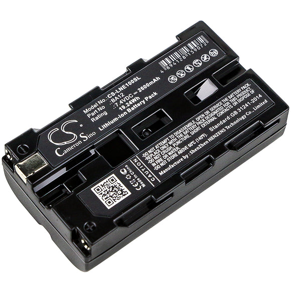 Battery for Line 6 Variax Standard 98-034-0003, BA12 7.4V Li-ion 2600mAh / 19.24