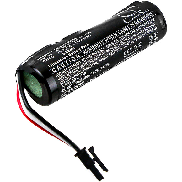 Battery for Logitech S-0012 533-000105, NTA3083 3.7V Li-ion 2600mAh / 9.62Wh