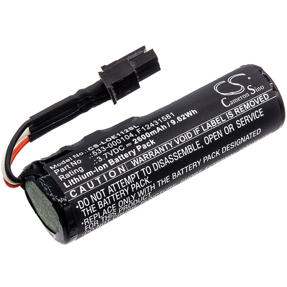 Battery for Logitech S-00151 533-000104, F12431581 3.7V Li-ion 2600mAh / 9.62Wh