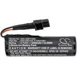 Battery for Logitech S00151 533-000104, F12431581 3.7V Li-ion 3400mAh / 12.58Wh