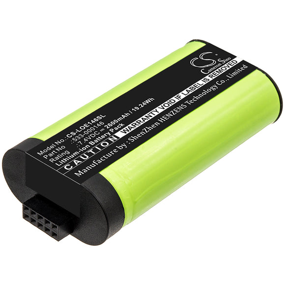 Battery for Logitech S-00171 533-000146 7.4V Li-ion 2600mAh / 19.24Wh