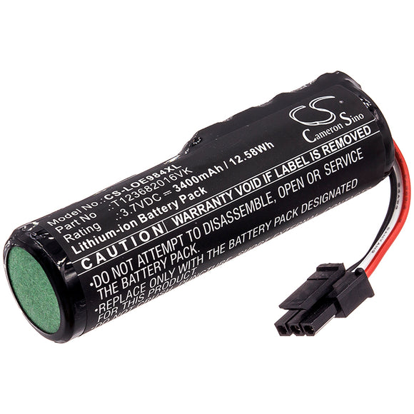 Battery for Logitech S-00170 T123682016VK 3.7V Li-ion 3400mAh / 12.58Wh