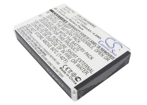 Battery for Logitech C-LR65 190582-0000, F12440056, K398, L-LU18 3.7V Li-ion 130