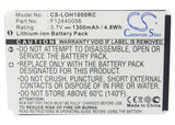 Battery for Logitech C-LR65 190582-0000, F12440056, K398, L-LU18 3.7V Li-ion 130